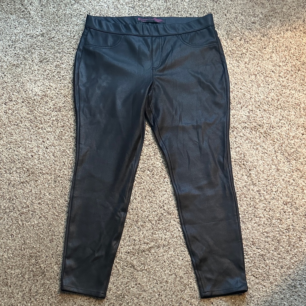 No Boundaries Black Faux Leather Leggings